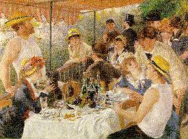 Renoir - 1881 - 'Le djeuner des canotiers'